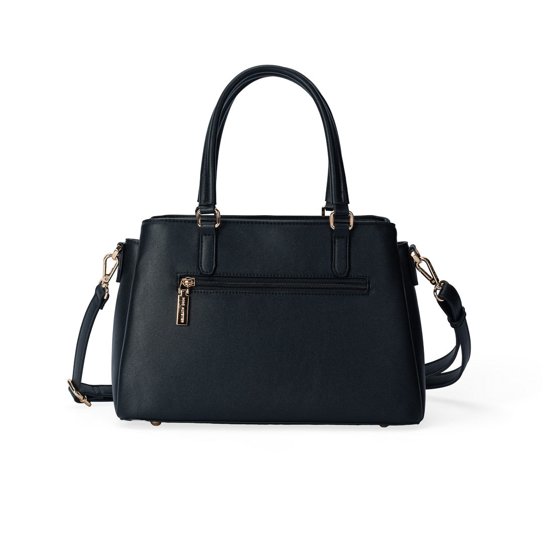 Sac à main TENTATION noir par Mac Alyster, vue de dos