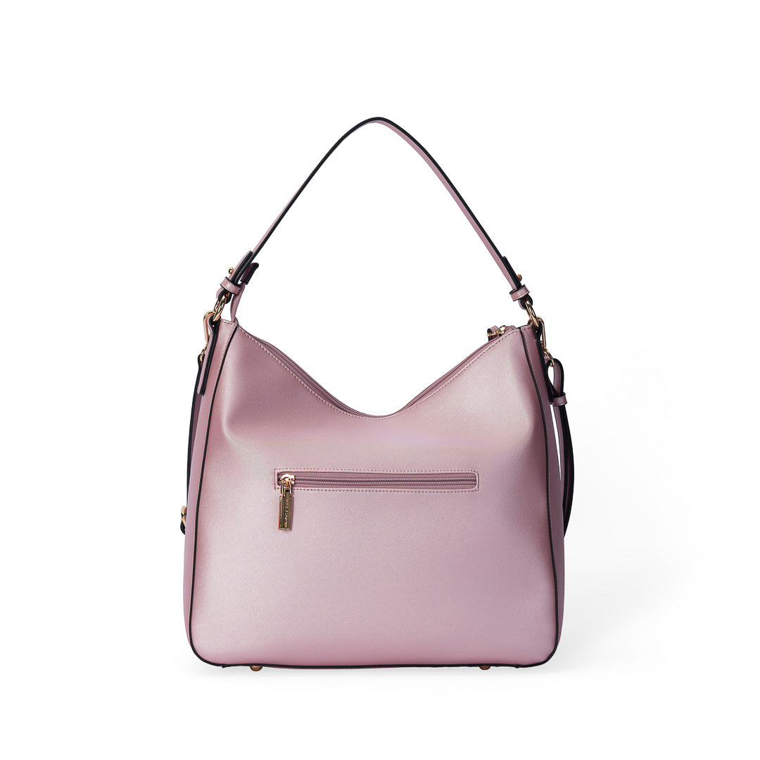 Sac porté épaule TENTATION lilas par Mac Alyster, vue de dos