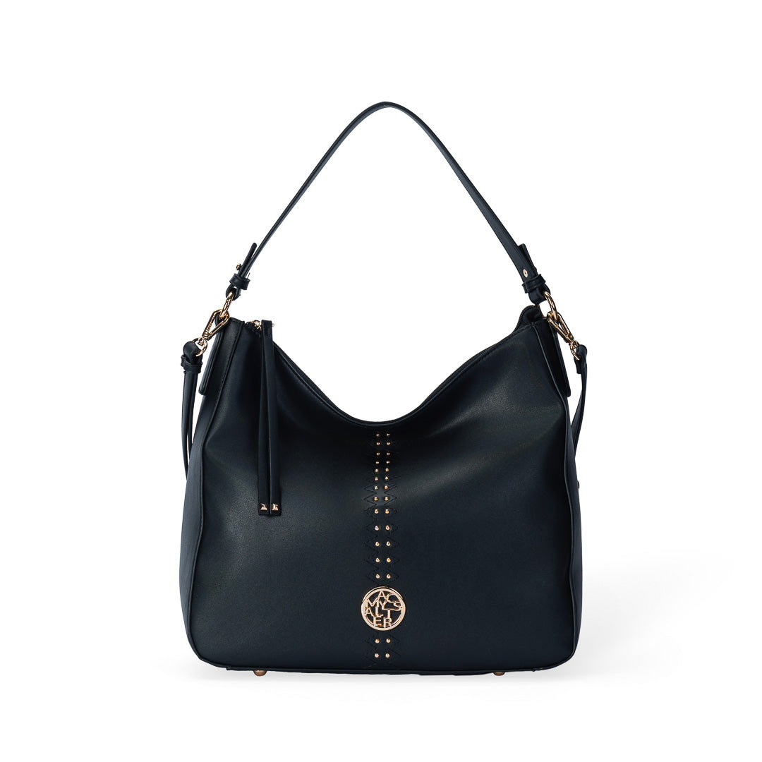 Sac porté épaule TENTATION noir par Mac Alyster, vue de face