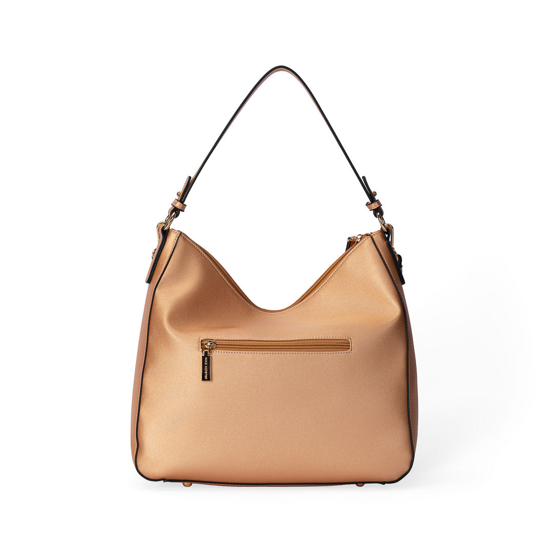 Sac porté épaule TENTATION or rosé par Mac Alyster, vue de dos