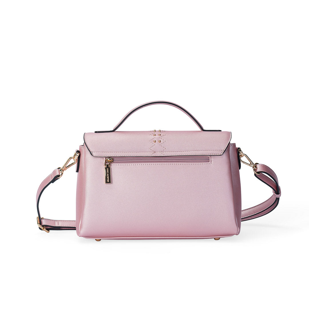 Sac à main TENTATION lilas par Mac Alyster, vue de dos