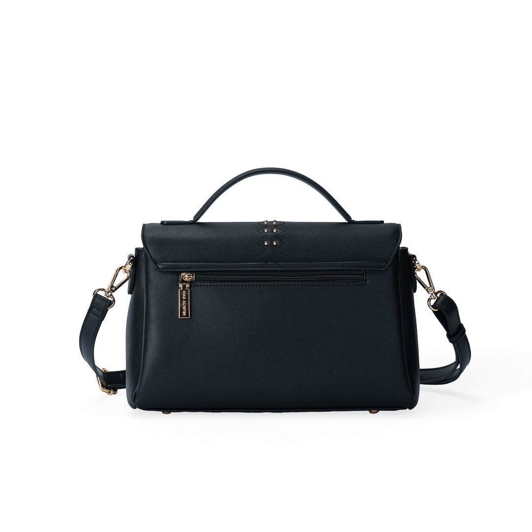 Sac à main TENTATION noir par Mac Alyster, vue de dos