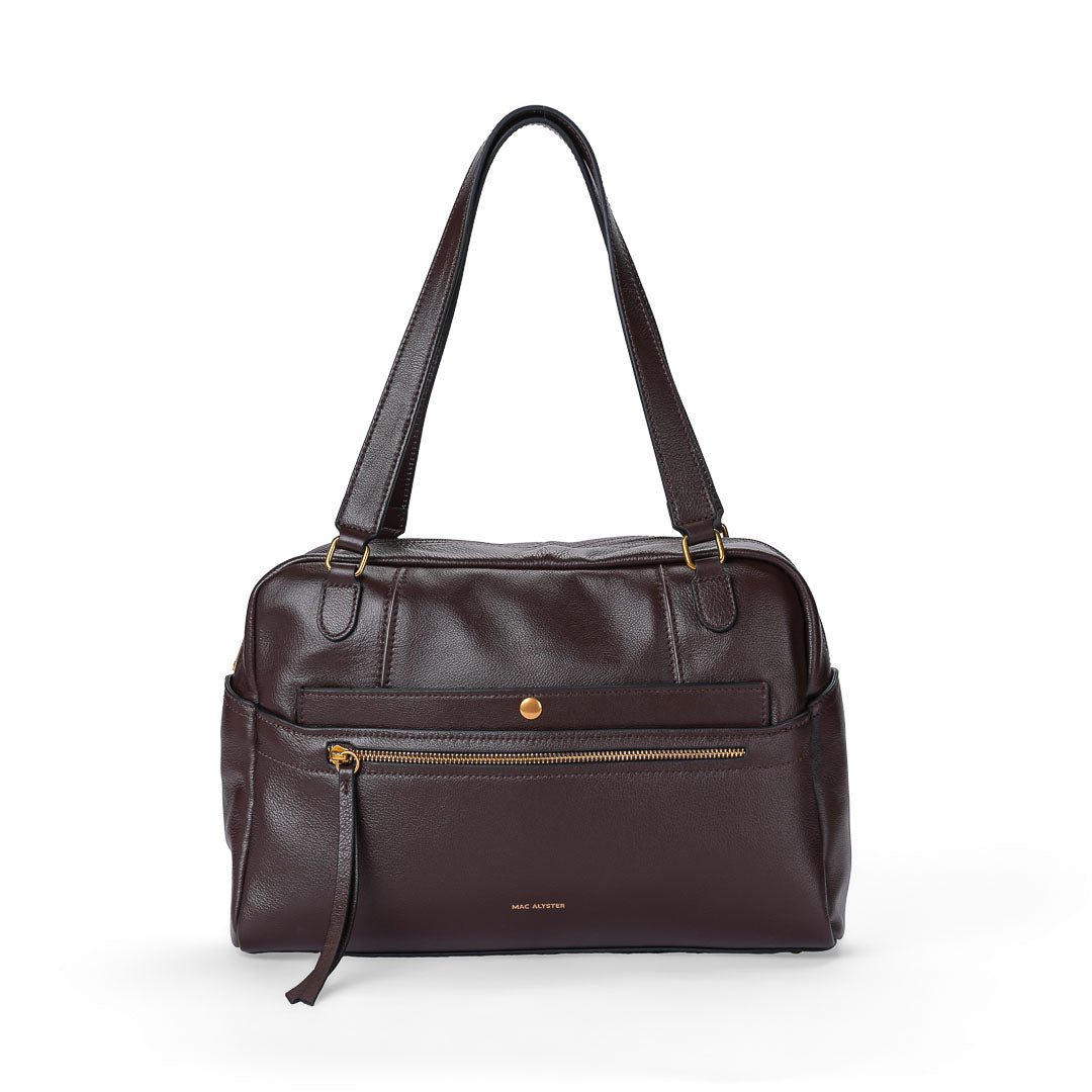 Grand sac porté main et Bandoulière Canelle par Mac Alyster