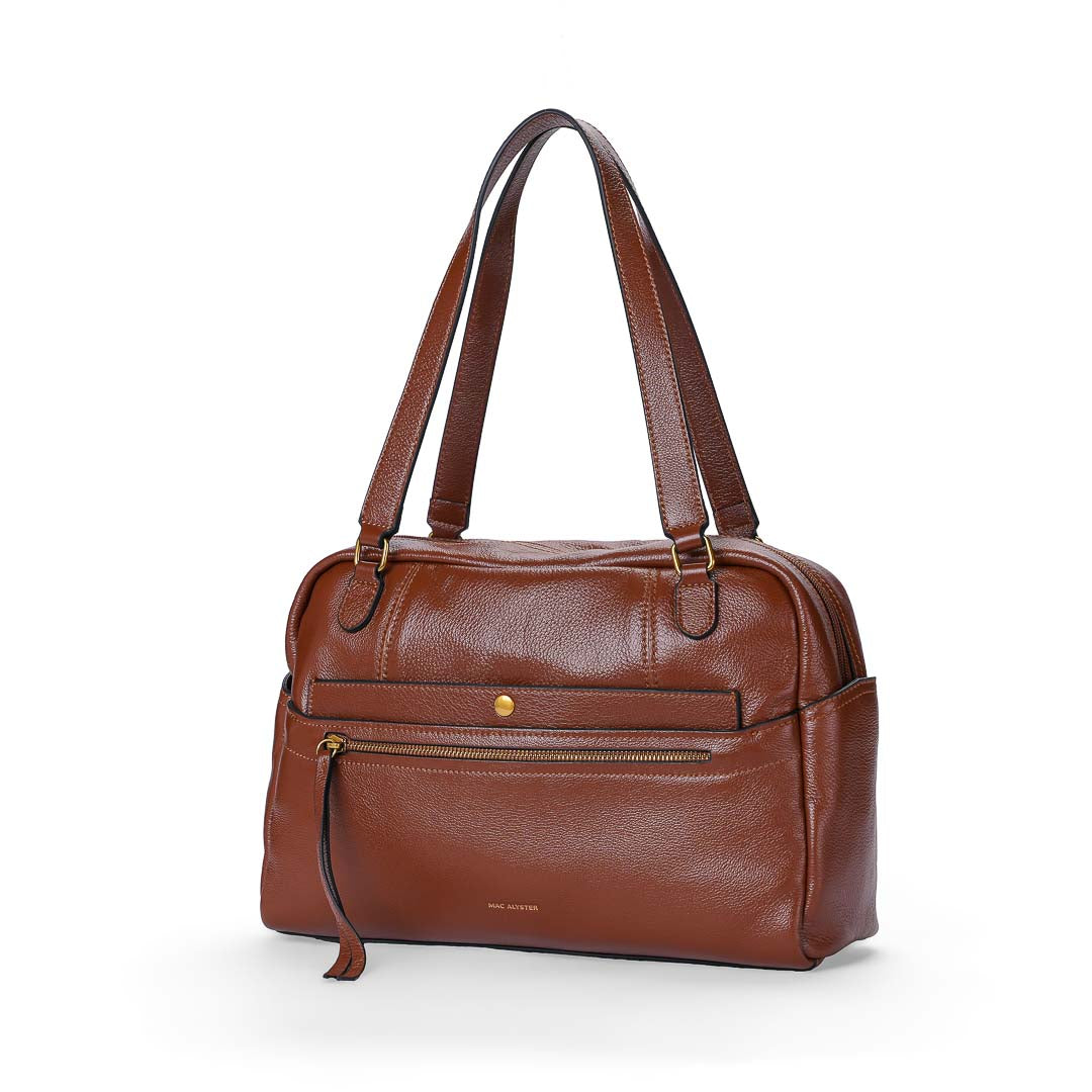 Grand sac porté main et Bandoulière Canelle par Mac Alyster