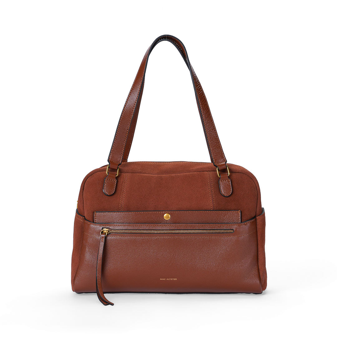 Grand sac porté main et Bandoulière Canelle par Mac Alyster