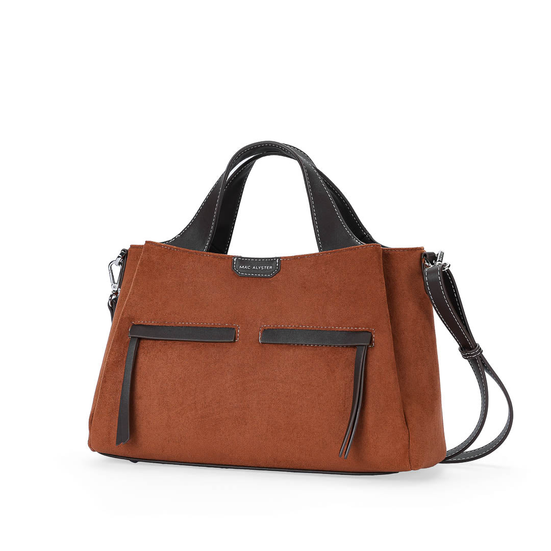 Sac porté main et Bandoulière Fauve par Mac Alyster