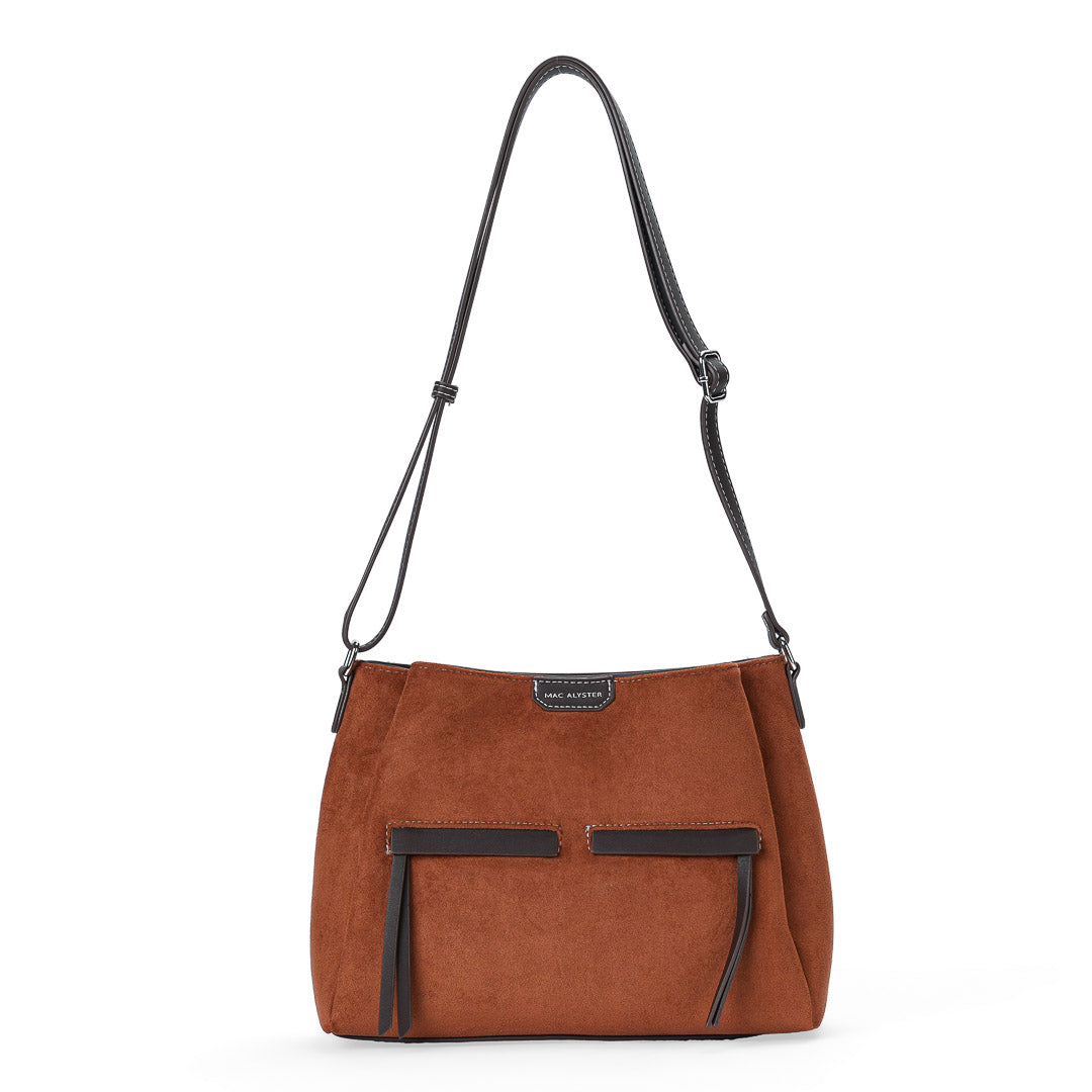 Sac besace et Bandoulière Fauve par Mac Alyster