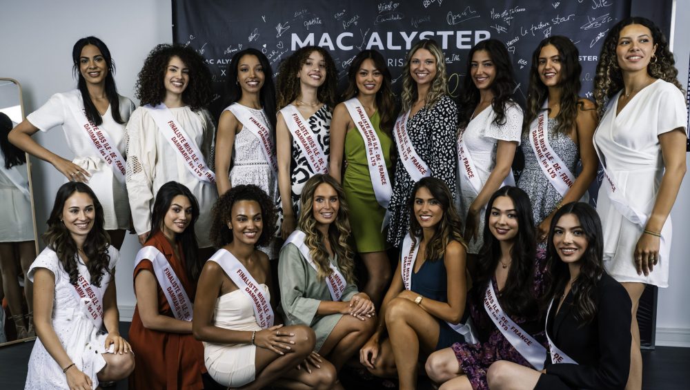Mac Alyster et le comité Miss Île-de-France en collaboration